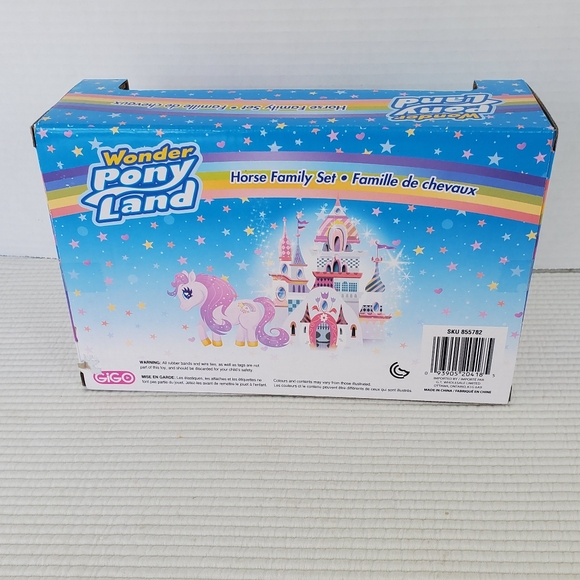 Wonder Pony Land New Sealed Ponies Horse Family Set Of 3 Hair Accessories - Picture 7 of 9